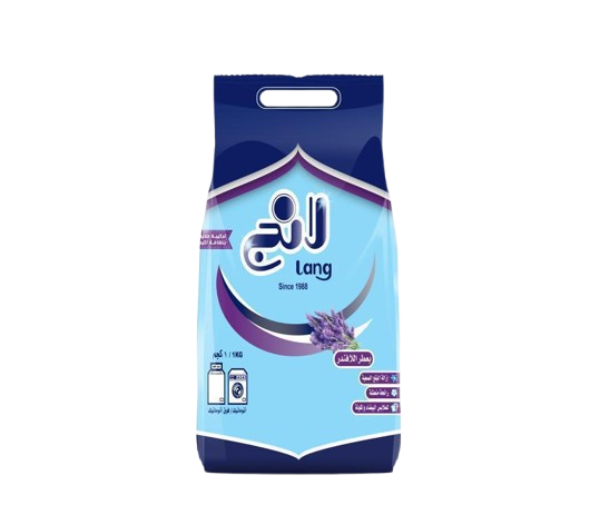 مسحوق غسيل لانج أوتوماتيك برائحة اللافندر، 1 كجم