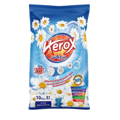 هيروكس مسحوق غسيل عالي الرغوة برائحة الداوني، 10 كجم