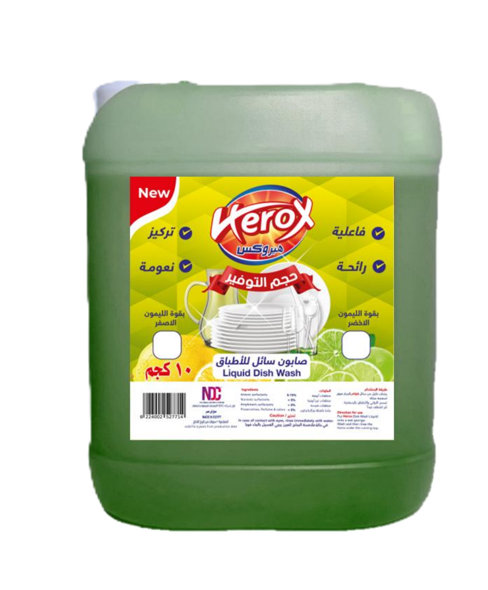Herox Liquid Soap Green Lemon, 10L